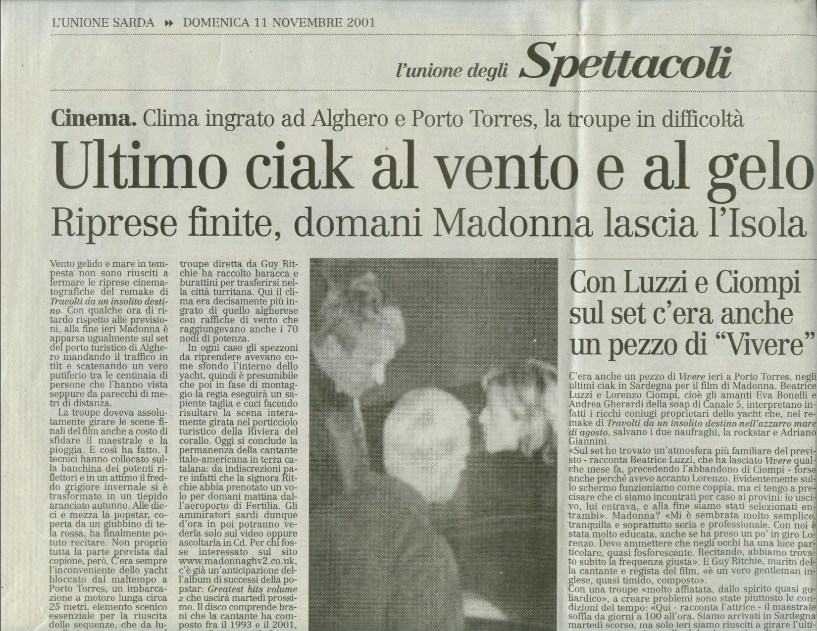 Girando con Madonna 